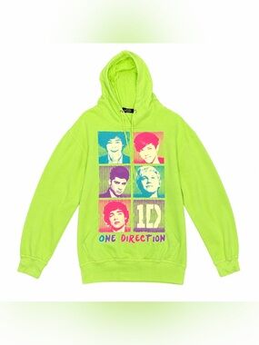 1D Neon Lime Pop-Art Hoodie Sweatshirt